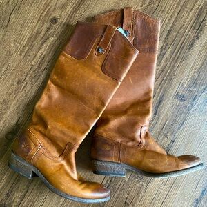 Frye Tall Knee High Brown Riding Boots
